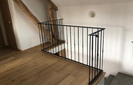 Création d'un garde corps d'escalier aux alentours de la commune d'Arrou 