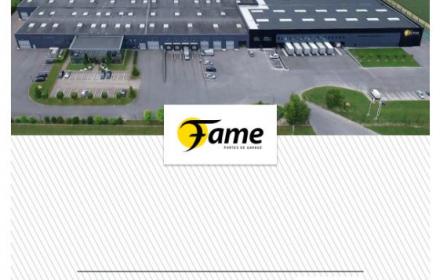 Zoom sur la nouvelle porte de garage QUADRAL CONFORT de chez FAME 