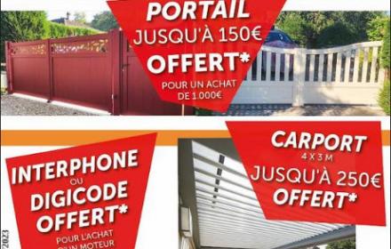 150 € offert pour l'achat d'un portail: Comment en profiter?